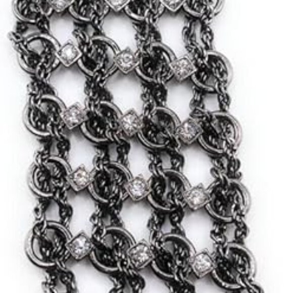 Cookie Lee Hematite Bracelet (D24) 01596 - Picture 2 of 2